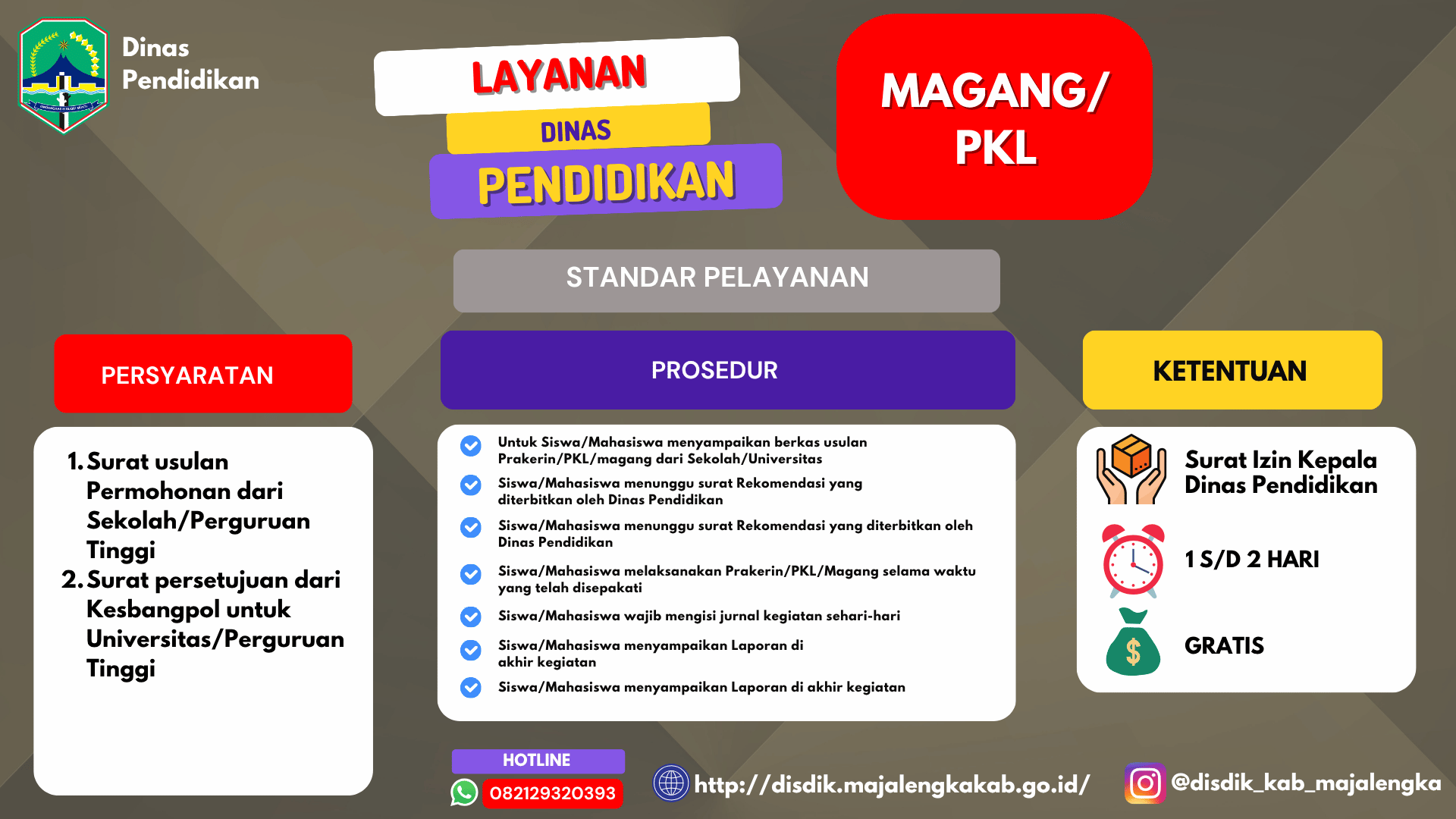 Logo layanan Layanan Magang PKL