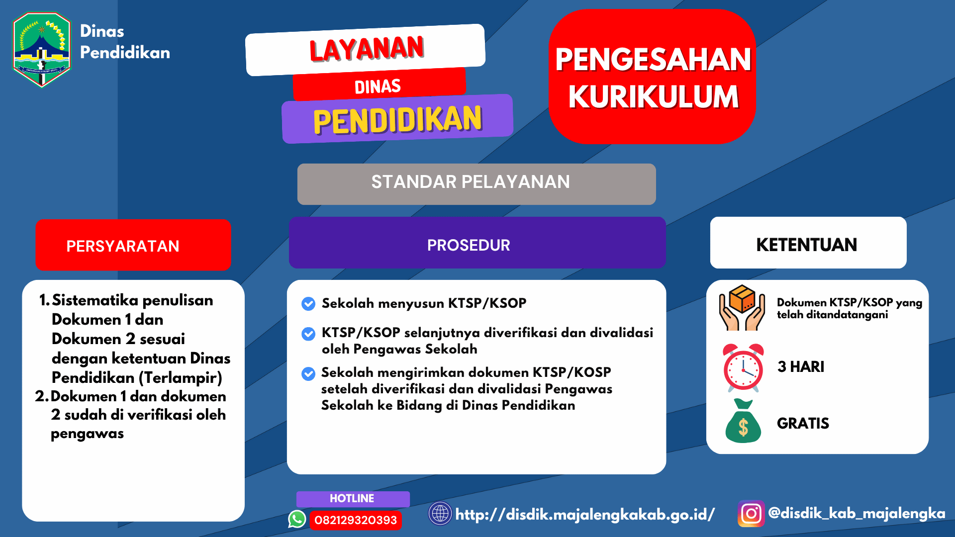 Logo layanan Pengesahan Kurikulum