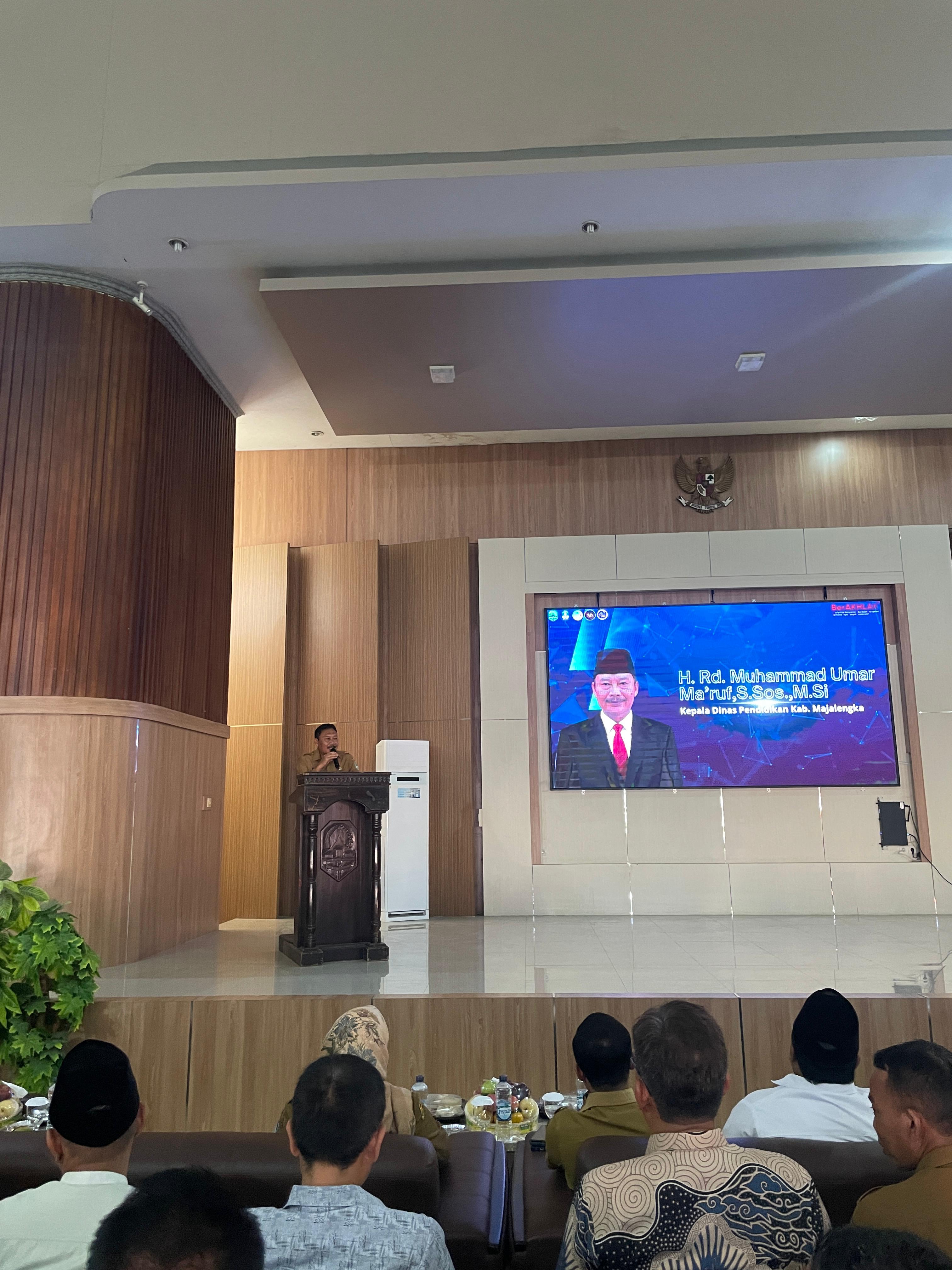 Pembukaan Pembinaan Minat dan Bakat Siswa (PMBK) Festival Lomba Seni dan Sastra Siswa (FLS3N) Pekan Keterampilan dan Seni PAI (Pentas PAI) Jenjang SD Tingkat Kabupaten Majalengka Tahun 2025