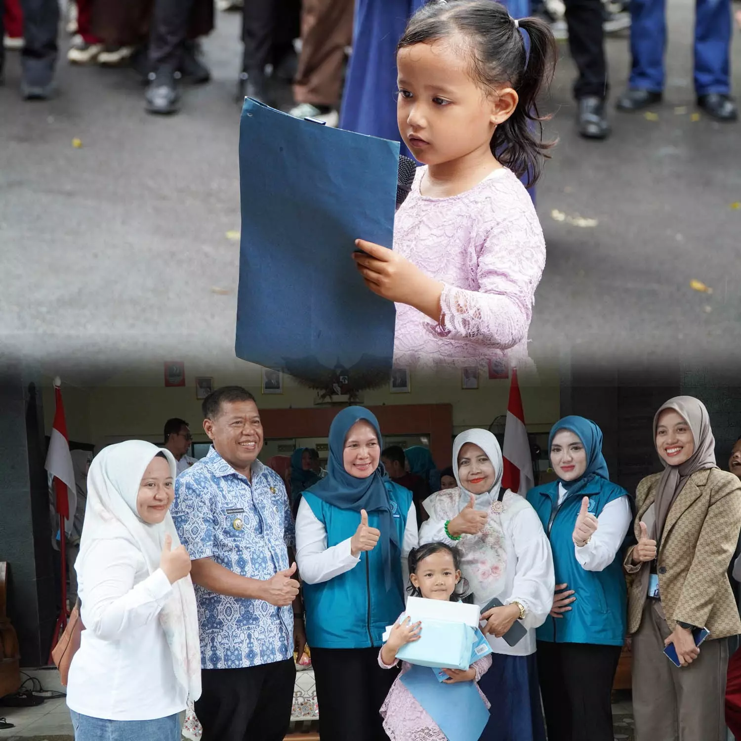 Kegiatan launching inovasi SAPA BUNDA SAE (Sinergi aksi dan pelayanan Bunda PKK untuk Majalengka Sejahtera, Aktif & Edukatif)